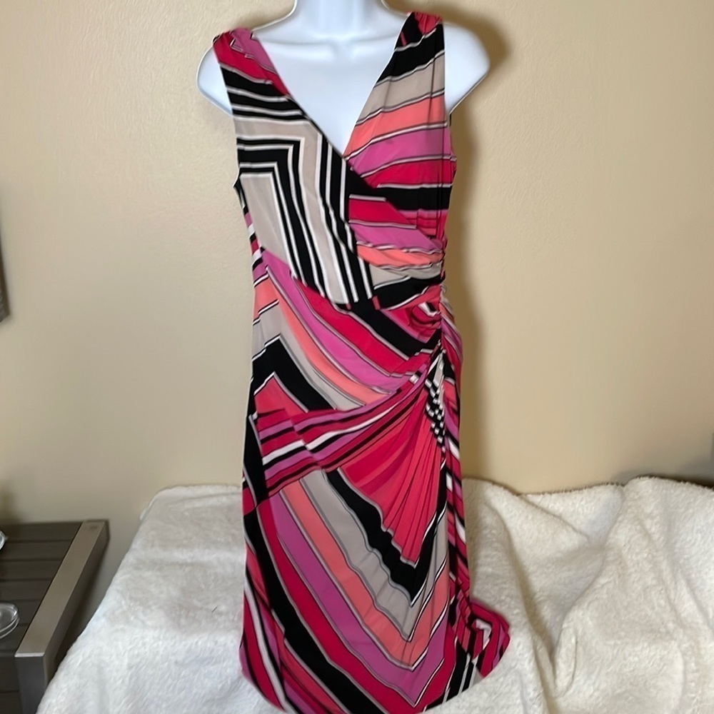 AMERICAN Living Sleeveless Ruched Dress Size 6